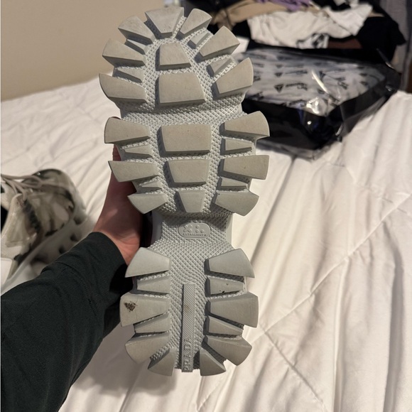 Prada Gray Camouflage Men's Sneakers - Picture 11 of 11